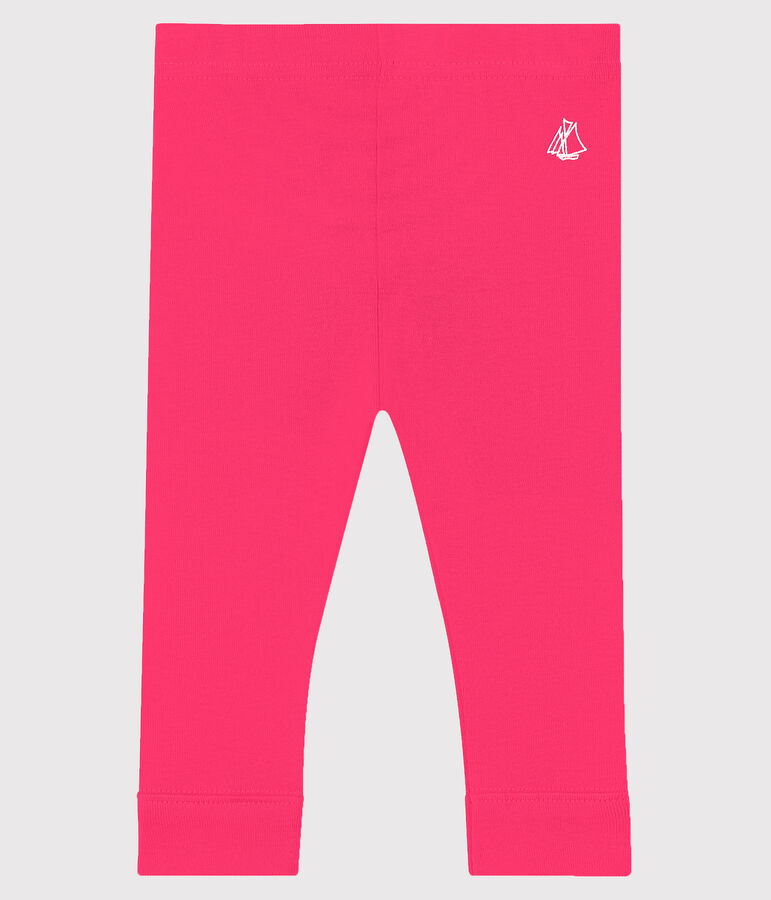 Leggins per beb&egrave; in cotone rosa GEISHA