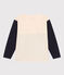 T-shirt a maniche lunghe in cotone bambino  bianco AVALANCHE/ MULTICO