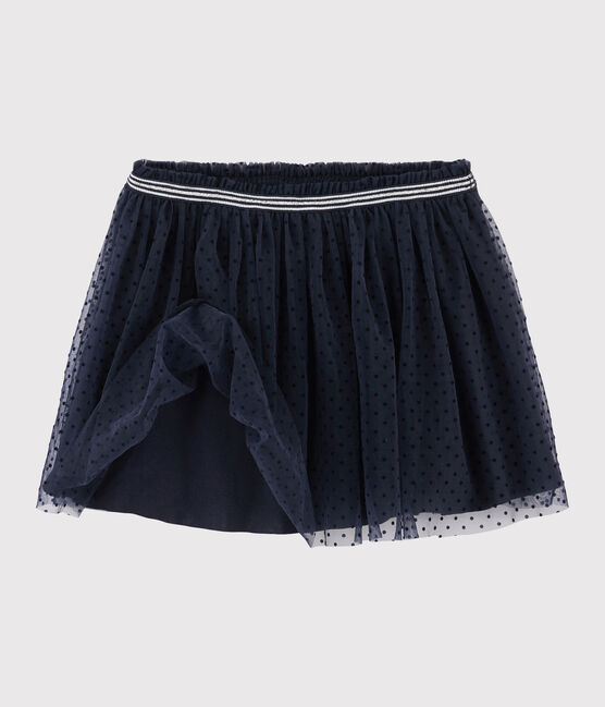 Gonna in tulle bambina blu SMOKING