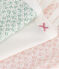Set di 3 body con spalline in cotone a fiori neonato variante 1