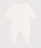 Pigiama in cotone con stelline neonato bianco MARSHMALLOW/bianco MISTIGRI