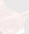 Bralette in cotone ed elastan tinta unita donna rosa FLEUR