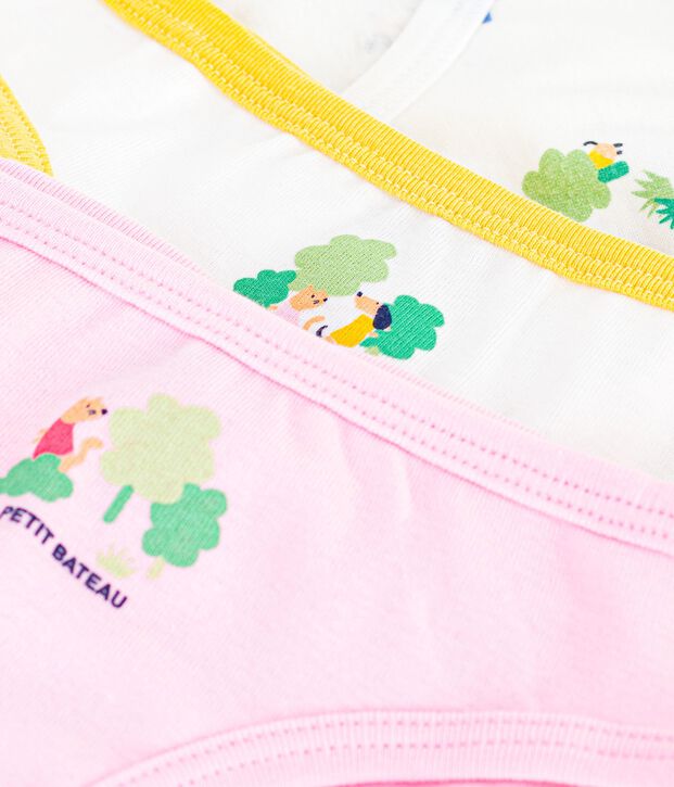Lot de 3 culottes en coton multicolore