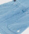 Abito a salopette in denim leggero bambina blu DENIM CLAIR