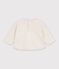 T-shirt a maniche lunghe in cotone tinta unita con motivo decorativo neonato MONTELIMAR CHINE