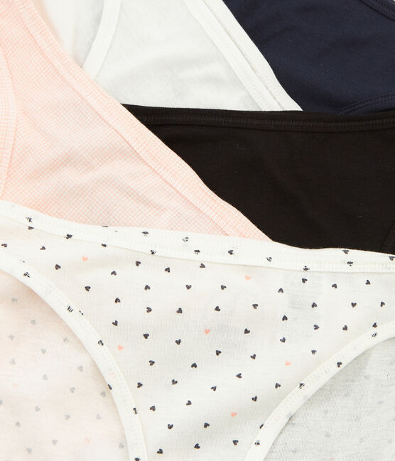 Lotto di 5 slip donna in cotone leggero Variante 1 PACK
