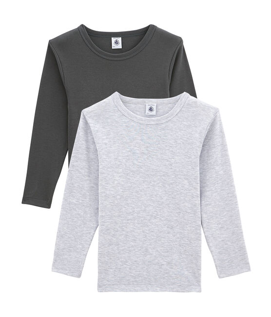 Lotto di 2 t-shirts a maniche lunghe per bambino variante 1
