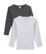 Lotto di 2 t-shirts a maniche lunghe per bambino