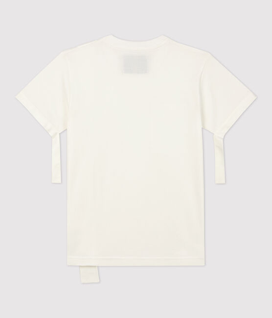T-shirt Donna/Uomo Christoph Rumpf x Petit Bateau bianco MARSHMALLOW