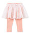 Gonna legging bambina bianco MARSHMALLOW CN
