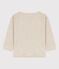 T-shirt maniche lunghe bebè in maglia a costine beige MONTELIMAR CHINE