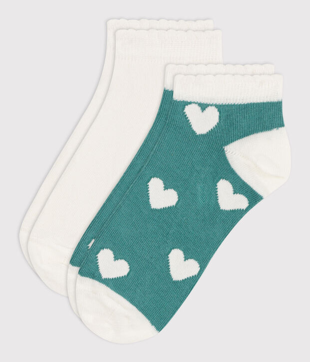 Confezione da 2 paia di calzini bambina multicolore