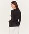 T-shirt a manica lunga con scollo rotondo donna nero NOIR