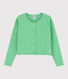 Cardigan tricot in cotone bambina