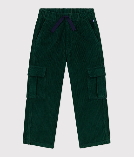 Pantaloni cargo in velluto tinta unita bambino WILLOW