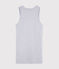 Canottiera iconica in cotone Donna grigio BELUGA CHINE