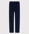 Pantaloni in cotone BIO donna blu SMOKING