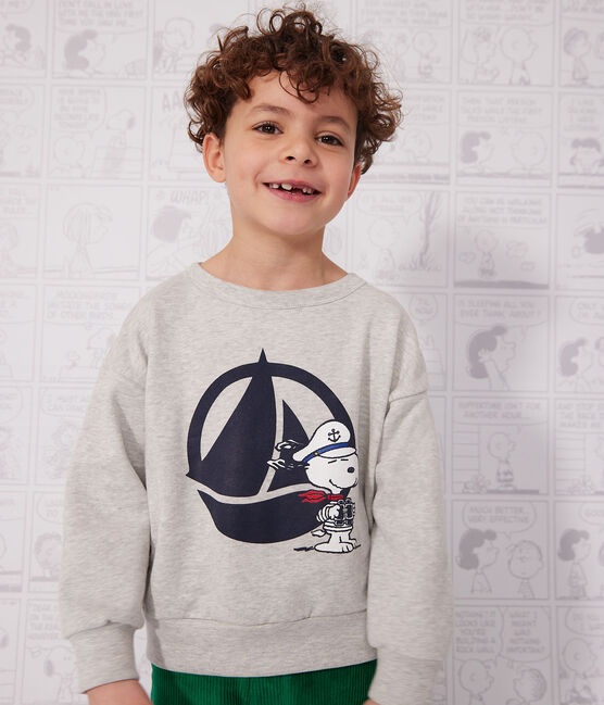 Felpa bambino unisex grigio BELUGA CHINE
