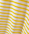 Abito donna con maniche 3/4 a righe bianco MARSHMALLOW/giallo SHINE