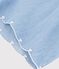 Shorts in cotone tinta unita bambina blu