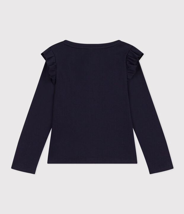 T-shirt maniche lunghe in cotone bambina SMOKING