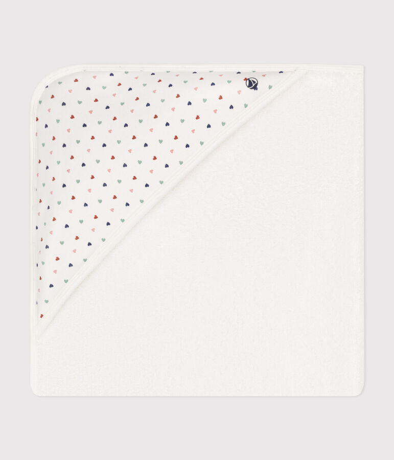 Asciugamano da bagno quadrato in cotone bianco MARSHMALLOW/bianco MULTICO