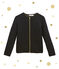 cardigan matelassé donna nero NOIR/giallo DORE