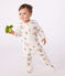 Pigiama in tubique con stampa neonato bianco MARSHMALLOW/bianco MULTICO