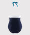 Costume intero riciclato Donna blu SMOKING/bianco MULTICO