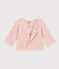 Cardigan in tricot a punto legaccio per bebè rosa SALINE