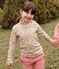 Dolcevita in cotone bambina AVALANCHE/ CUIVRE/ MULTICO