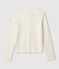 Cardigan in cotone/lino tinta unita Donna bianco MARSHMALLOW