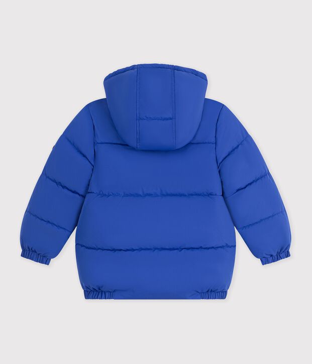 Piumino tinta unita bambino blu