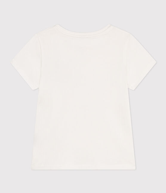 T-shirt in jersey leggero bambina bianco MARSHMALLOW