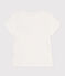 T-shirt in jersey leggero bambina bianco MARSHMALLOW