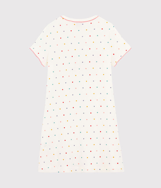 Camicia da notte bambina a costine bianco MARSHMALLOW/bianco MULTICO