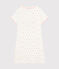 Camicia da notte bambina a costine bianco MARSHMALLOW/bianco MULTICO