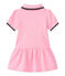 Abito per bambina a maniche corte rosa BABYLONE
