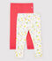 Confezione da 2 leggings bebè femmina. variante 1