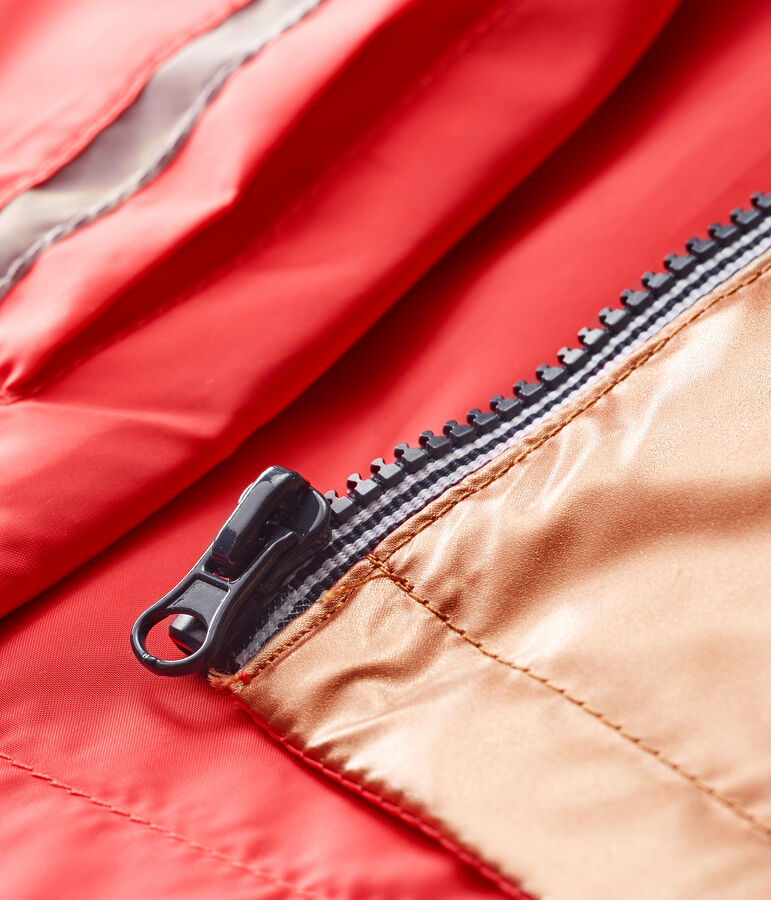 Giacchetta reversibile neonata rosa GROSEILLER/blu CRYSTAL