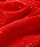 Abito bi-materiale a maniche lunghe da bebè femmina rosso TERKUIT/giallo OR