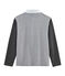 Polo rugby bambino grigio SUBWAY/nero CITY