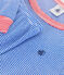 Pigiama a maniche lunghe in cotone a righe bambino blu PERSE/bianco MARSHMALLOW