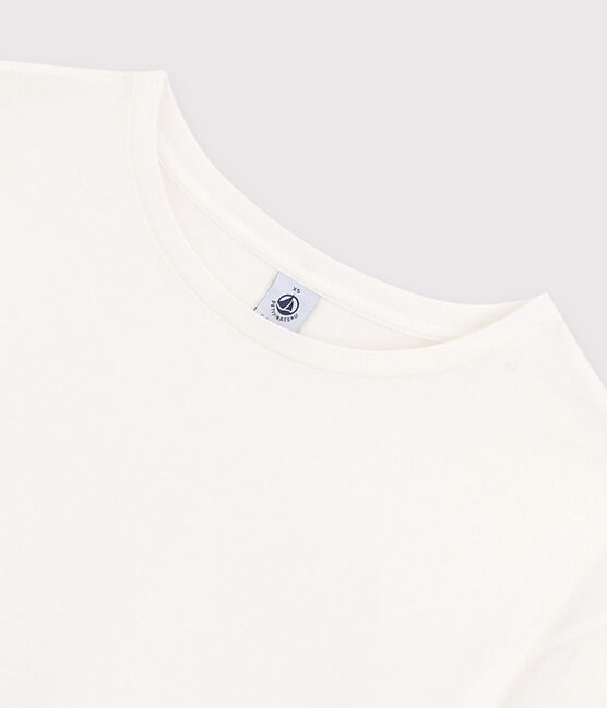 T-shirt LE BOXY in cotone donna bianco MARSHMALLOW