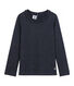 Tee-shirt millerighe a maniche lunghe