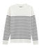 Pull marinaro uomo bianco MARSHMALLOW/blu SMOKING