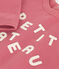 Maglia in tessuto felpato neonato rosa ROSEWOOD