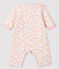 Tutina lunga a coste bimba bianco MARSHMALLOW/bianco MULTICO