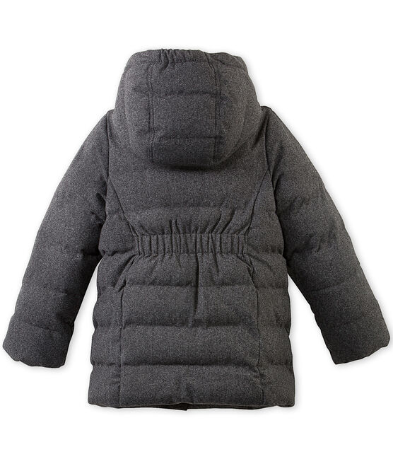 Piumino bambina in flanella resistente all'acqua grigio SUBWAY CHINE