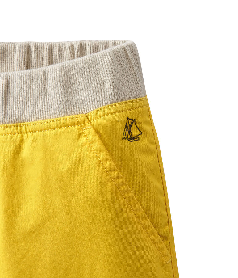Shorts bambino giallo Ble